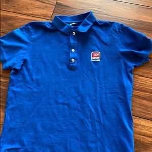 Diesel nice blue polo size Large